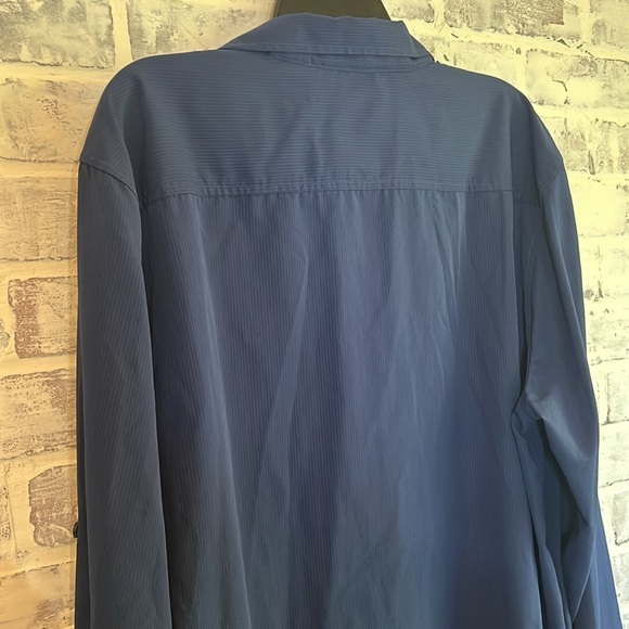 Marmot NWT Men's XL Arctic Navy Aerobora L/S Button Down Woven Shirt Outdoor - Picture 10 of 10